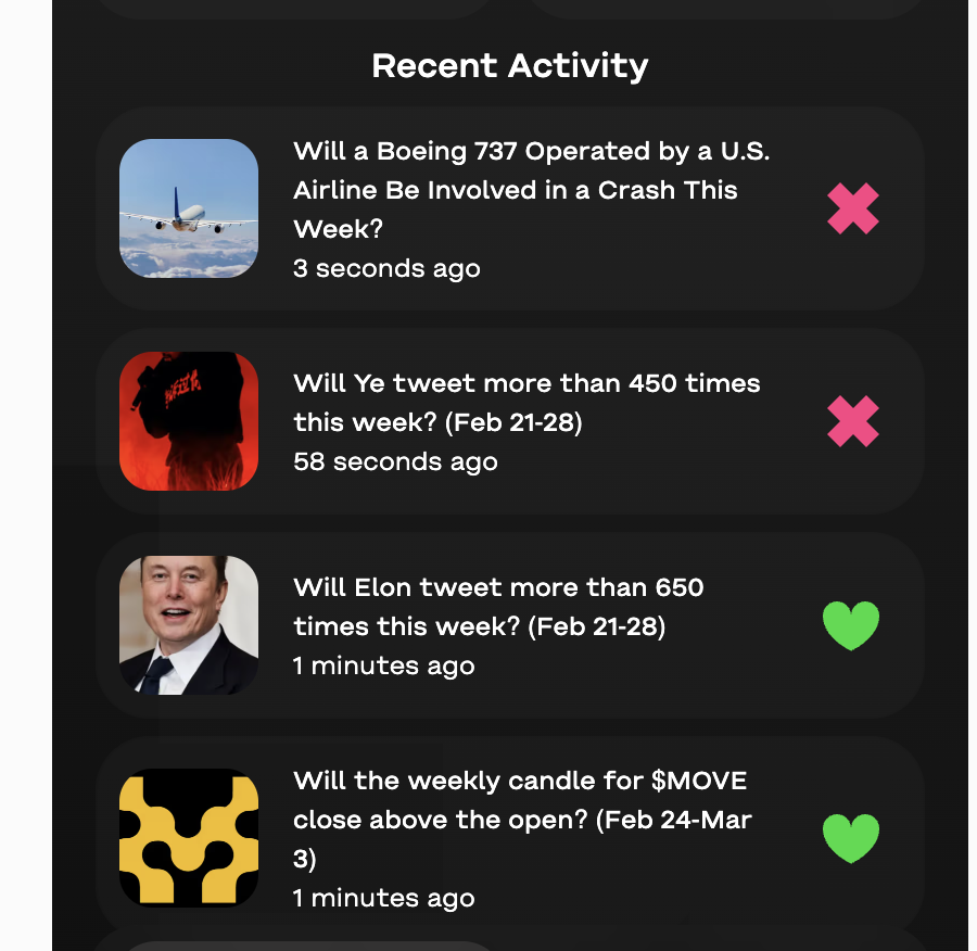 baobao_gems's tweet photo. Đặt 4 kèo trên @Hookt_app @BRKTgg , mỗi kèo đều có lý do riêng. Liệu Elon có tweet hơn 650 lần không? 🤔 https://t.co/jHK3A3McN1