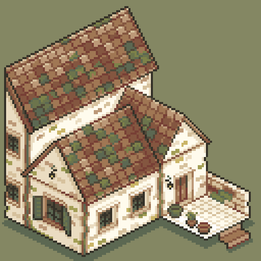 dsatpxls's tweet photo. Old Mediterranean Dreaming #aesprite #isometric #pixelart https://t.co/6BtnZ4Jlkc