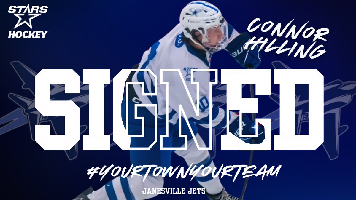 🚨SIGNED🚨
Welcome aboard, Connor Hilling! The talented forward from Sussex, Wisconsin—we're thrilled to have you join us for the 2025-2026 season!
#Signed #Janesville #janesvillejets #NAHL