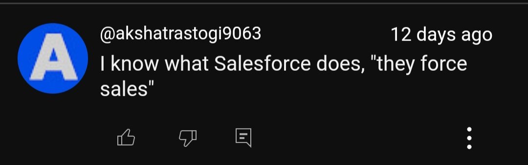 Avraw's tweet photo. Does anyone here know what salesforce does? https://t.co/hJl14ZHMvg