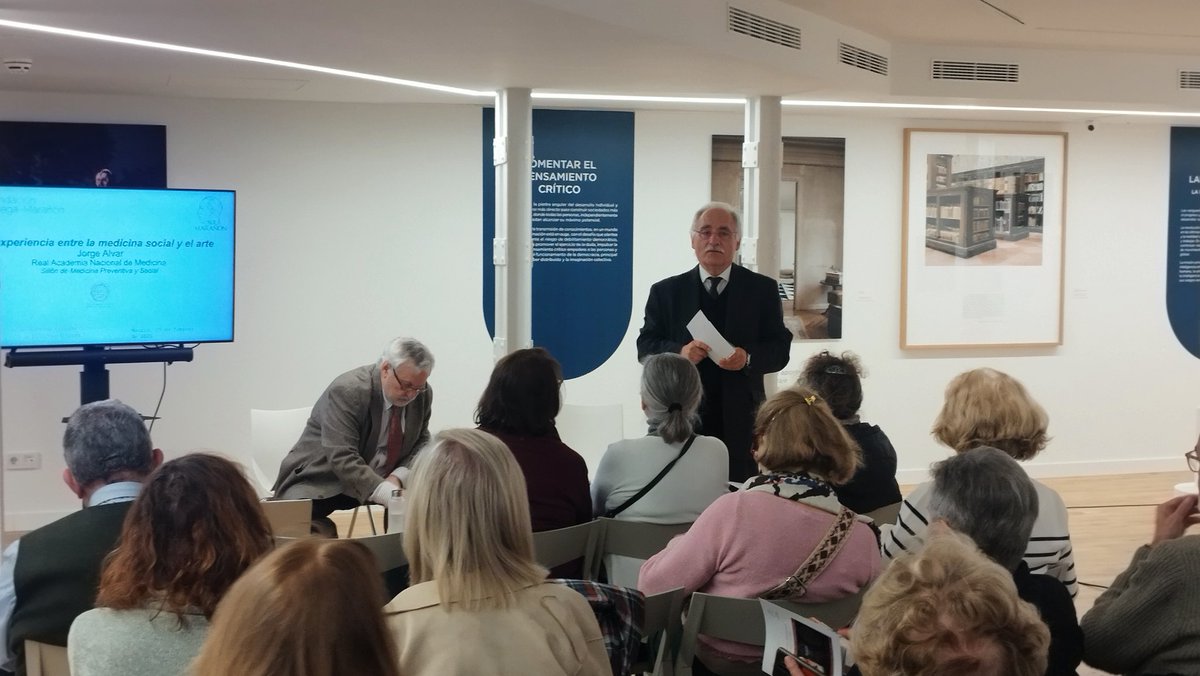 Comenzamos el ciclo de "Medicina y Humanidades: el médico y su obra", con la ponencia de Jorge Alvar, académico de número de <a href="/ranm_es/">RANME</a>.

Presenta Fernando Bandrés, director del Centro de Estudios Gregorio Marañón. 

#humanidades #cultura #medicina