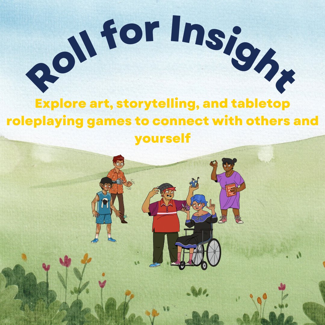 Check out our new program where you can connect with others and learn about yourself while playing storytelling games! Learn more and register at 1027healingpartnership.org

Program begins March 17