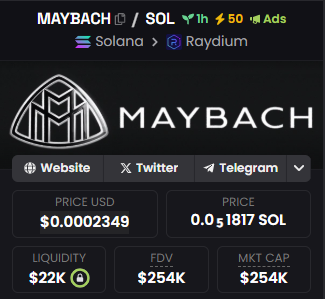 DuskQuill's tweet photo. Just found #MAYBACH  

Will it take off like $MNSRY ????

CA: RPDUfzq8yGq3ZXXMTx3DZPdVeuzrH9z3MMWiYc4dudp https://t.co/isx2HCdC94