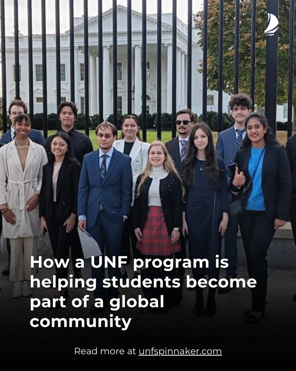 The Public Service Leadership Program was founded in 2006 by Ambassador Nancy Soderberg, to help UNF students gain first-hand experience in the field of policymaking and build their resumes.⁠

unfspinnaker.com/107259/feature…
⁠
✏️ Julia Howey⁠
📸 Daniel Loe