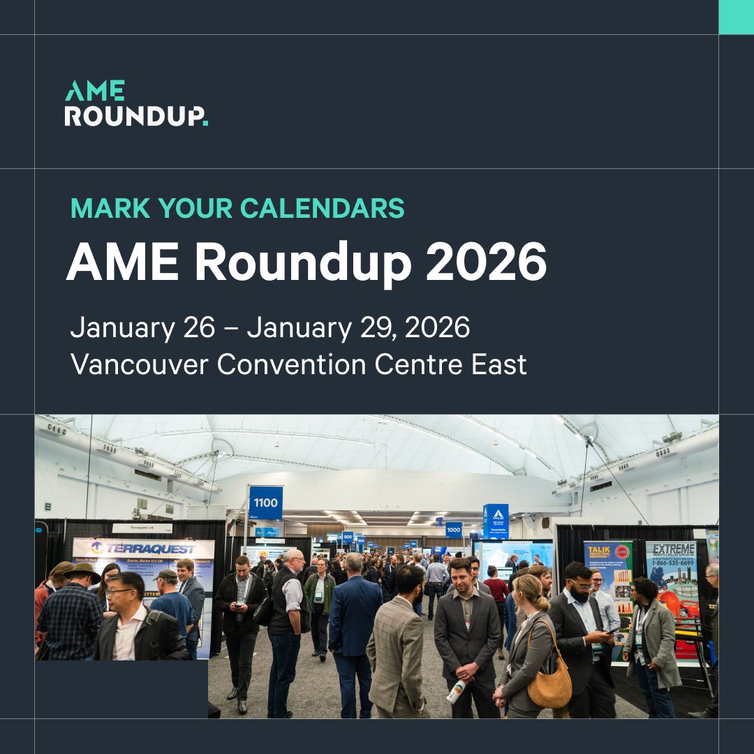 #AMERoundup2025 brought together: 6,600 attendees from 34 countries and 13 provinces and territories 478 students and 69 volunteers.

Thank you to everyone who made this year a success.

Save the date for AME Roundup 2026: January 26 – 29, 2026.

Follow <a href="/AME_BC/">AME</a> for updates