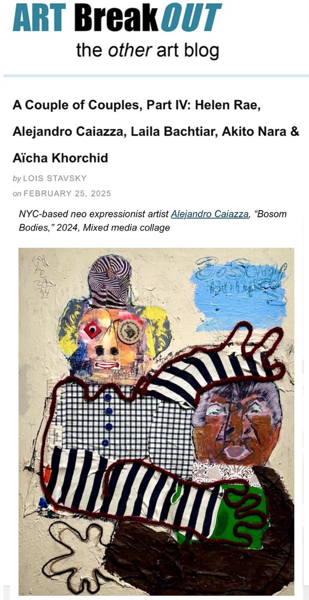 CaiazzaAle's tweet photo. #ArtBreakOut #AlejandroCaiazza #NYC
Art Break Out https://t.co/FIFj2Zioh8
Neo-Expressionist,Brut Art Artist. Caiazza’s Artwork is currently exhibited in NYC. Represented by:
Van Der Plas Gallery & Winston Scott Gallery #VanDerPlasGallery #Gallery #AlejandroCaiazza https://t.co/Vl4qIsUIob
