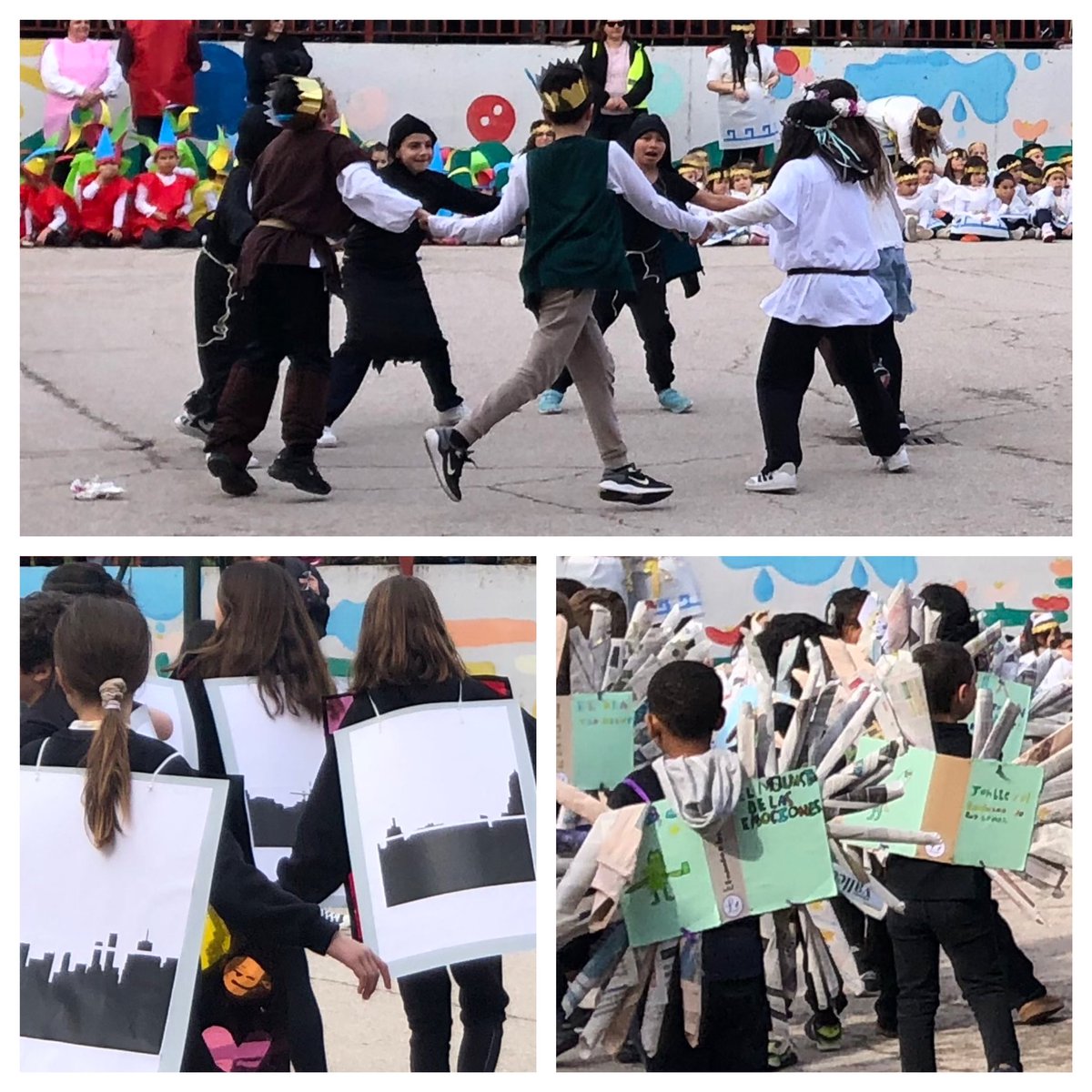 🎭🎶 ¡Hoy hemos celebrado el Carnaval en el Ágora de las 7 Artes! 🎨✨ Desde Infantil hasta 6º de Primaria, nuestro alumnado ha participado en una estupenda representación llena de música y coreografías. ¡Un día de creatividad y diversión! 👏🎉 #Carnaval