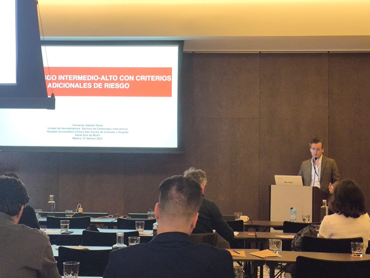 Encantados de participar en II Reunión ITEP2025 con una excelente presentación de <a href="/Fer_Sabatel/">Fernando Sabatel</a> 🙌 Gracias a <a href="/pabl0salinas/">Pablo Salinas</a> por la invitación! Un orgullo poder estar aquí! <a href="/saludand/">Consejería de Salud y Consumo</a> <a href="/saludsurgranada/">Salud Sur Granada</a> <a href="/clinicogranada/">Hospital Universitario Clínico San Cecilio</a> <a href="/secardiologia/">Soc Esp Cardiología</a> <a href="/shci_sec/">ACI-SEC: Hemodinamica</a> <a href="/SACardiologia/">SACardiología</a>