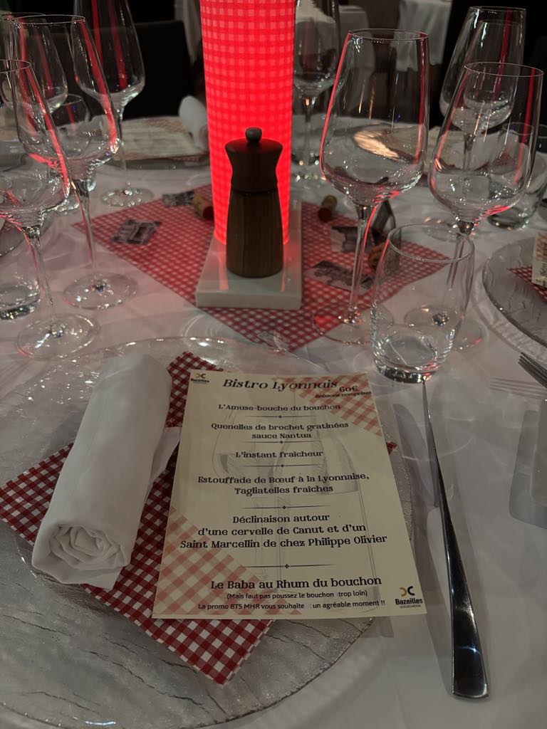 Delalain Benoît (@benoitdelalain) on Twitter photo Soirée Comme Au Bistro Lyonnais
<a href="/lyceebazeilles/">lycee bazeilles</a>
Félicitations aux étudiants de BTS MHR.
Que du bonheur 😁
<a href="/aitrene1/">Ait Braham</a> <a href="/HGouvenaux/">Gouvenaux</a> <a href="/boris_ravignon/">Boris Ravignon</a> <a href="/MarcGueniot/">Marc GUÉNIOT</a> <a href="/EricEvrard08/">Eric Evrard</a> <a href="/AcReims/">Académie de Reims</a> <a href="/RA_GrandEst/">Région académique Grand Est</a> <a href="/marechalgui/">Guillaume Maréchal</a> <a href="/08metropole/">Ardenne Métropole</a> Soirée Comme Au Bistro Lyonnais
<a href="/lyceebazeilles/">lycee bazeilles</a>
Félicitations aux étudiants de BTS MHR.
Que du bonheur 😁
<a href="/aitrene1/">Ait Braham</a> <a href="/HGouvenaux/">Gouvenaux</a> <a href="/boris_ravignon/">Boris Ravignon</a> <a href="/MarcGueniot/">Marc GUÉNIOT</a> <a href="/EricEvrard08/">Eric Evrard</a> <a href="/AcReims/">Académie de Reims</a> <a href="/RA_GrandEst/">Région académique Grand Est</a> <a href="/marechalgui/">Guillaume Maréchal</a> <a href="/08metropole/">Ardenne Métropole</a>