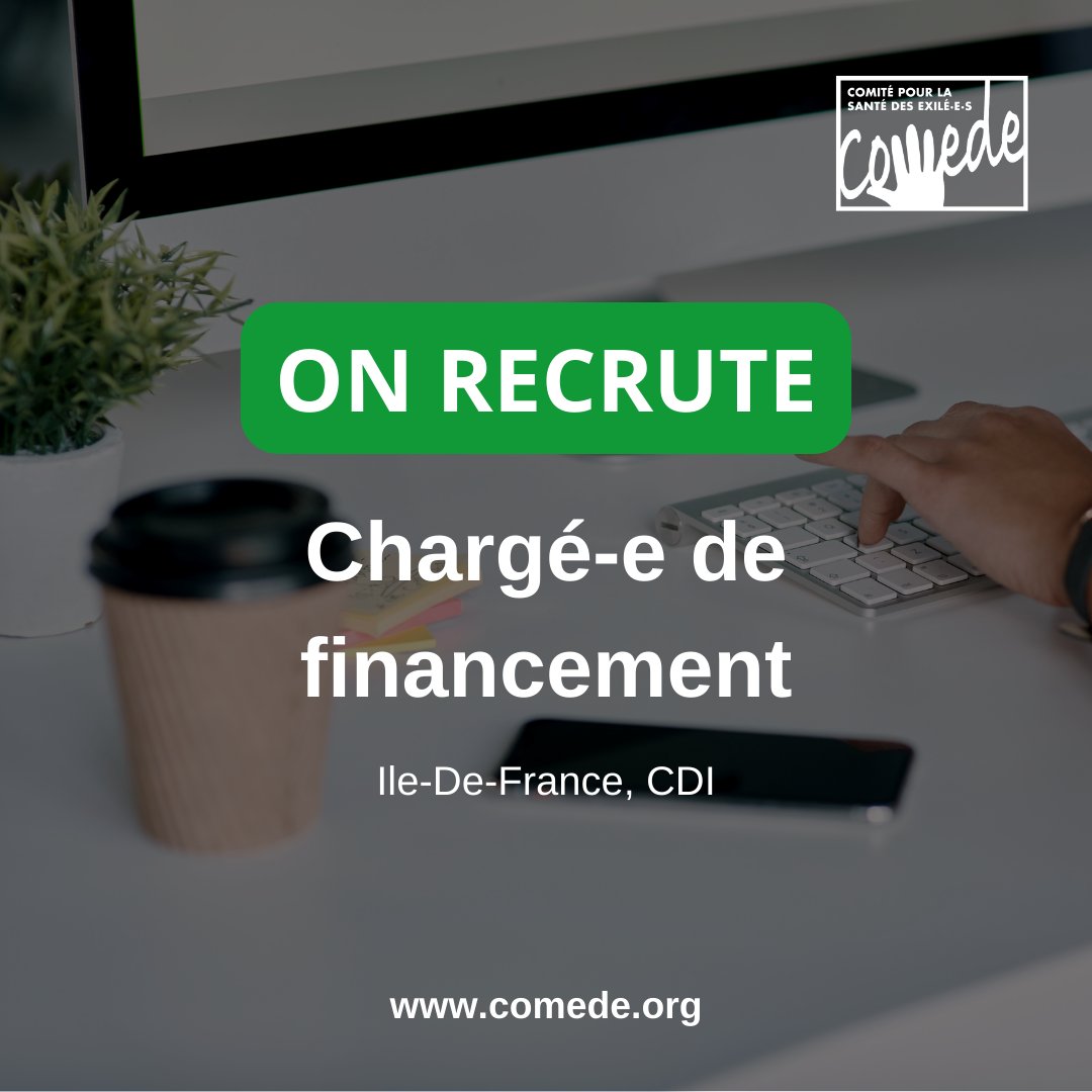 comede_asso's tweet image. #Job Chargé-e de financement (#CDI, 80%), en IDF à pourvoir dès que possible
Toutes les infos sur la fiche de poste : comede.org/le-comede-recr…
Suivez-nous sur #Bluesky ! (lien en bio)