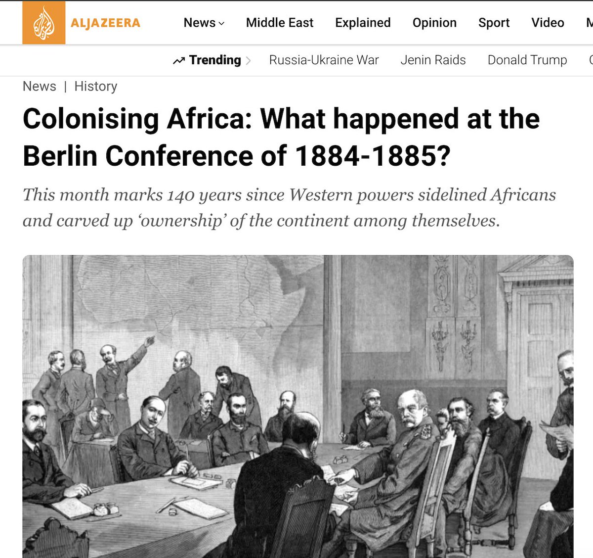 UnHappy Anniversary! 140 years later, the mad scramble for Africa continues. You cannot solve problems with the same people and the same thinking that created them.

aljazeera.com/news/2025/2/26…