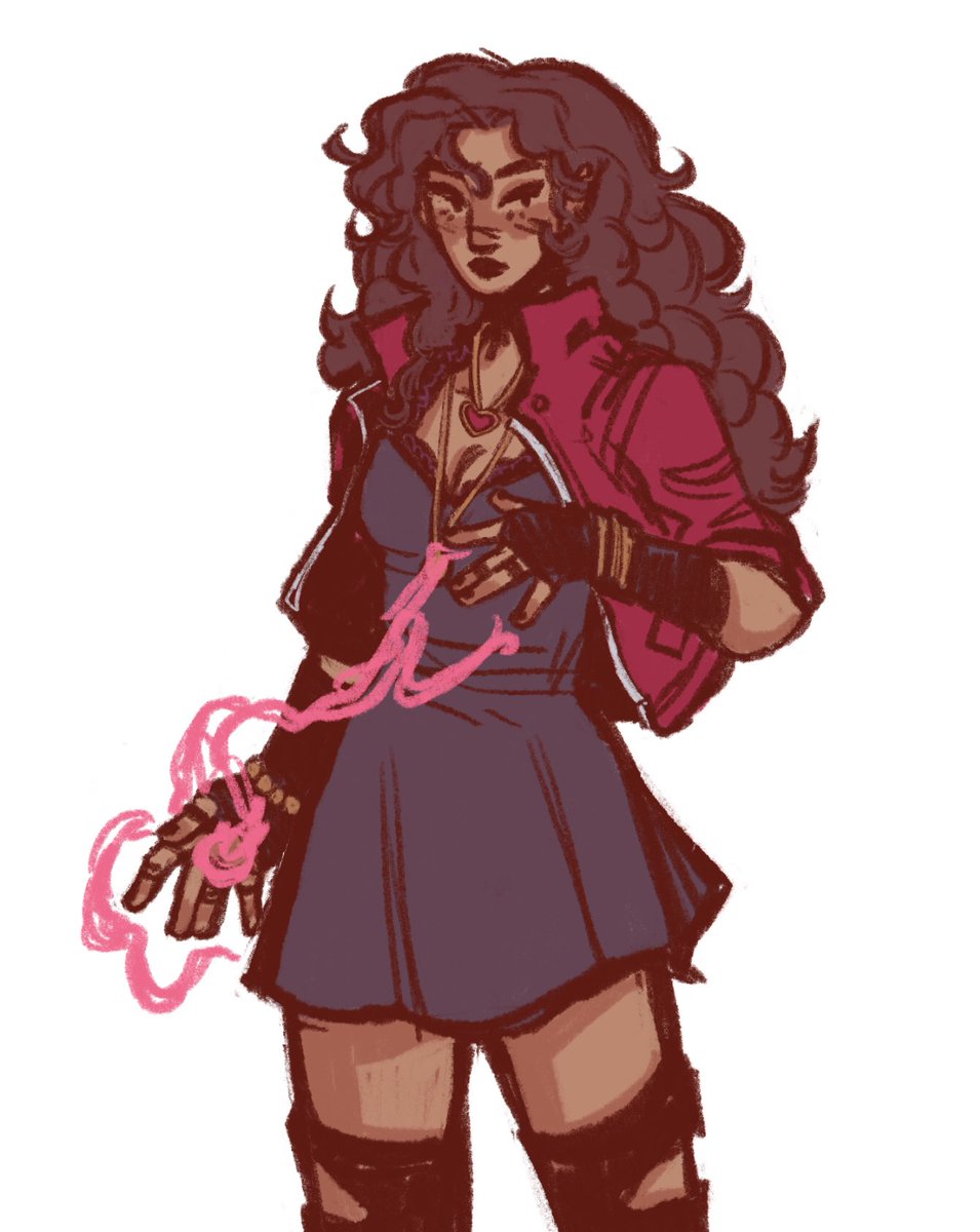 BabsCoffeecup's tweet image. Age of ultron Wanda but make it comic