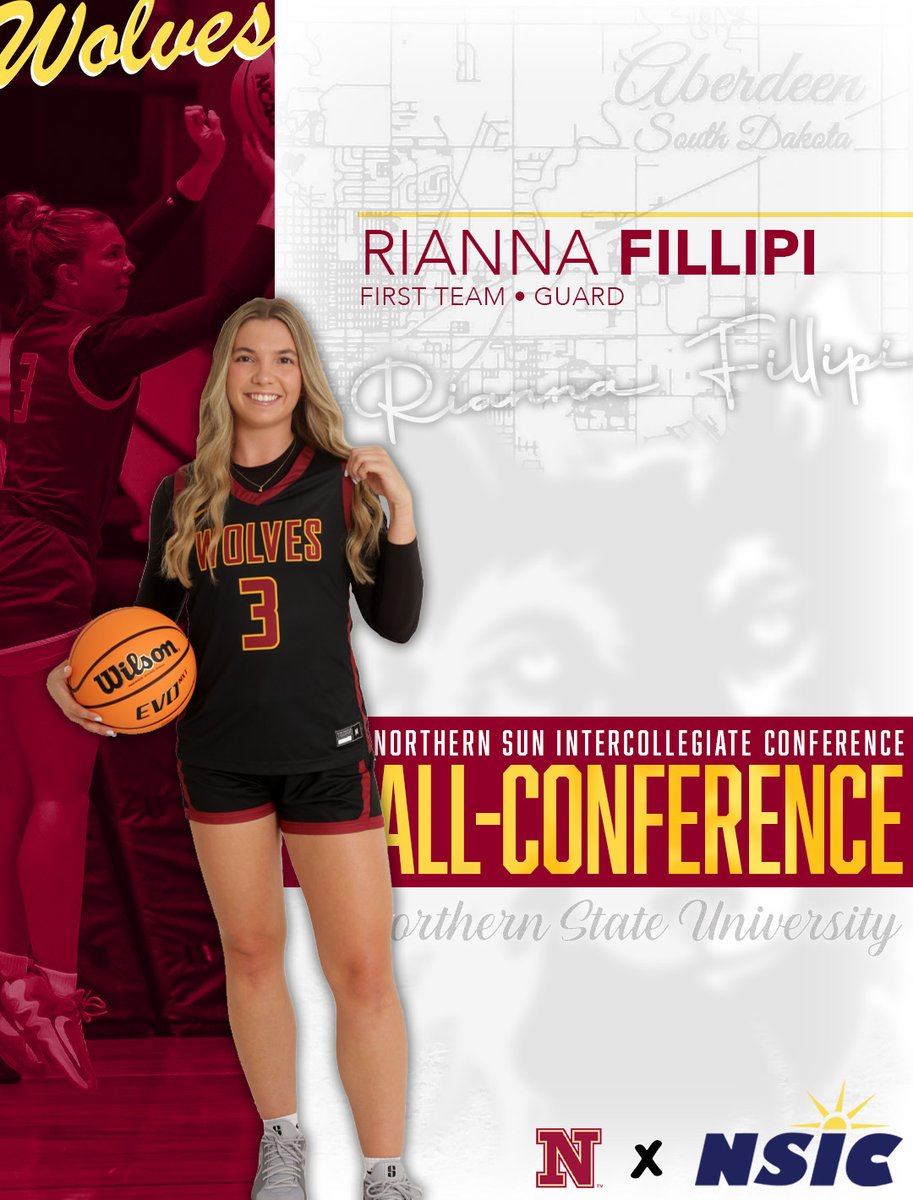 🚨 ALL-CONFERENCE WOLVES 🚨

Make it 4 All-Conference honors for Rianna Fillipi!!

☑️1st Team
☑️NSIC Assists &amp; Assist/Turnover Ratio Leader
☑️Assists &amp; Steals Career Record 
☑️There's more but out of characters

#GoWolves🐺 | #maroonNgold🐾

READ MORE ⬇️
nsuwolves.com/news/2025/2/27…