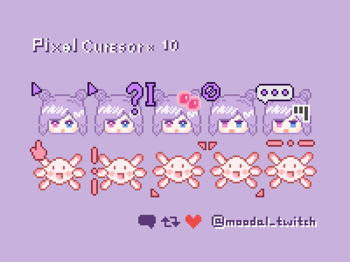 moondal_twitch's tweet image. Pixel Cursor @Yukoo_0924

像素練習生444我!!!  
第二個像素鼠標圖就獻給U寶ʚ(꒪ ˙˙꒪)ɞ⁀➷♥
希望大家收到禮物會喜歡嘿嘿  
解鎖(2/??)    

#pixelart #pixelcursor #pixelpractice 
#픽셀아트