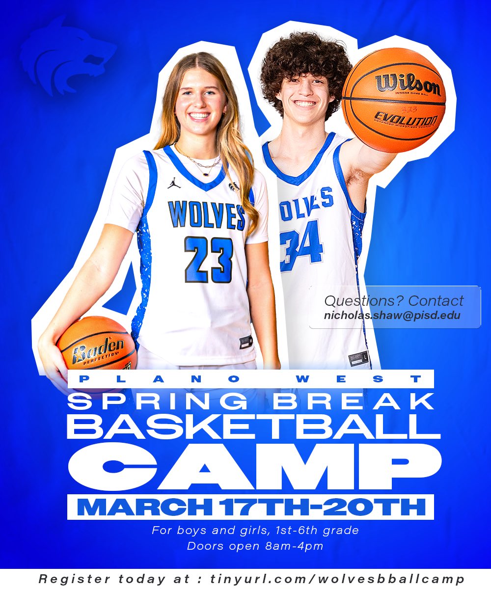 Just over 2 weeks until the 1st annual Spring Break Basketball Camp!

Register today! Link in bio!