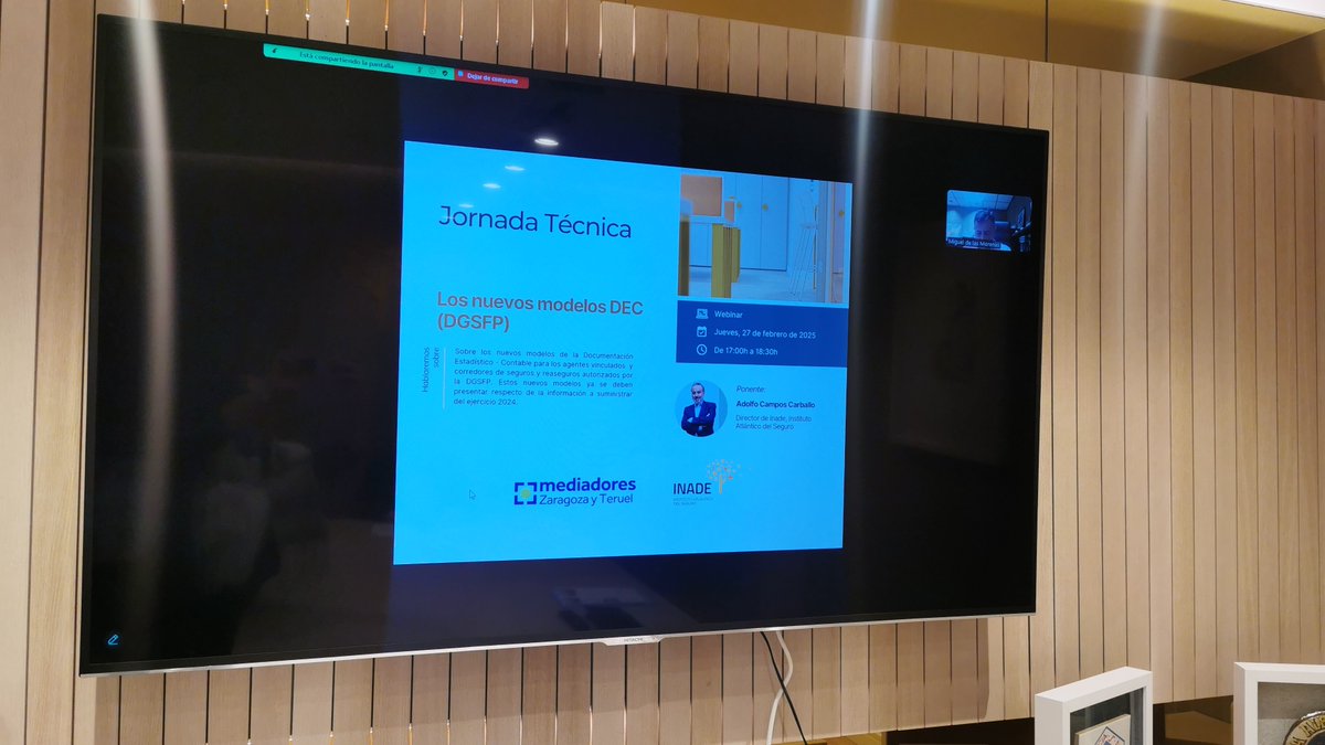 ConsultoraInade's tweet photo. El @MediadoresZgz vuelve a confiar en @ConsultoraInade  para organizar una jornada técnica 👏👏 Hoy estamos explorando la nueva información a suministrar en la presentación de la Documentación Estadístico-Contable anual con respecto al ejercicio 2024. https://t.co/0bvgvs1IdV