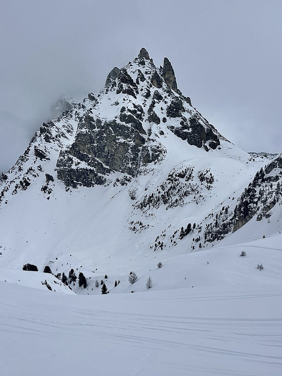 Todays ski touring summit Le Toûno. High above St Luc