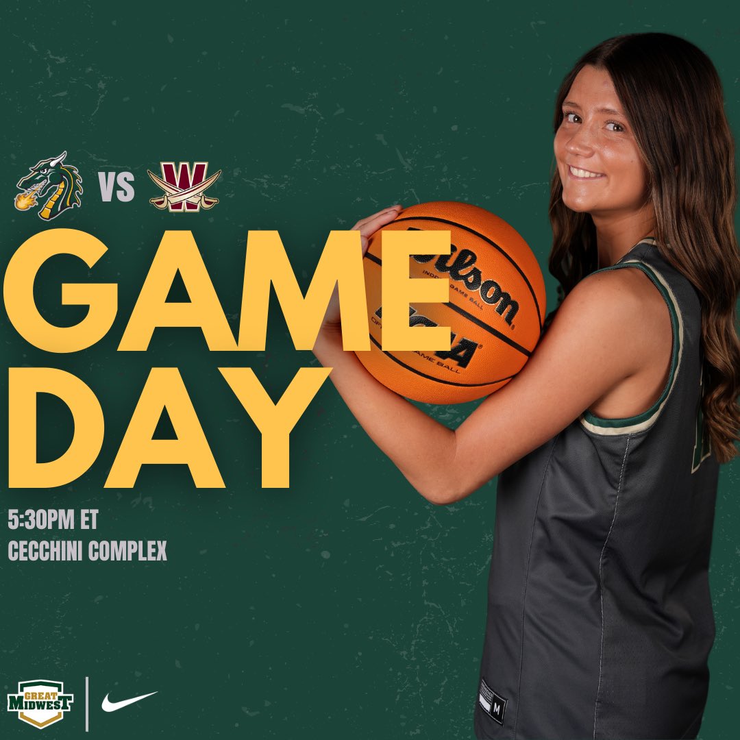 ITS GAMEDAY‼️

Last one on the road to take on Walsh University!

🆚 Walsh  
📍 North Canton, OH
🏟️ Cecchini Complex
🕖 5:30pm ET
📺 greatmidwestdigitalnetwork.com/tiffin/

#TUWBB #WEGRIND