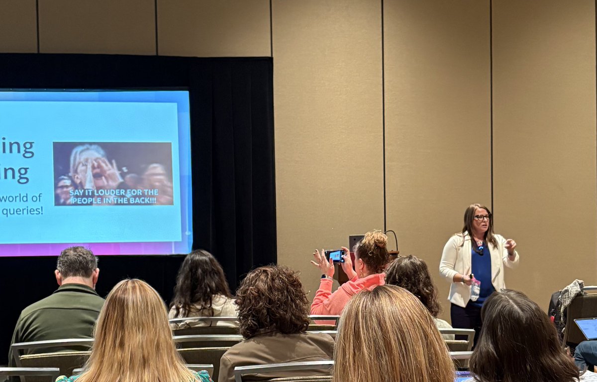 Watching <a href="/lindyhockenbary/">Lindy Hockenbary (she) 🎙️EdTech</a> at <a href="/NCCE_EdTech/">NCCE: Northwest Council for Computer Education</a> conference 2025. 🤯😳Great session - Solving the Assessment Puzzle in a the Age of AI!