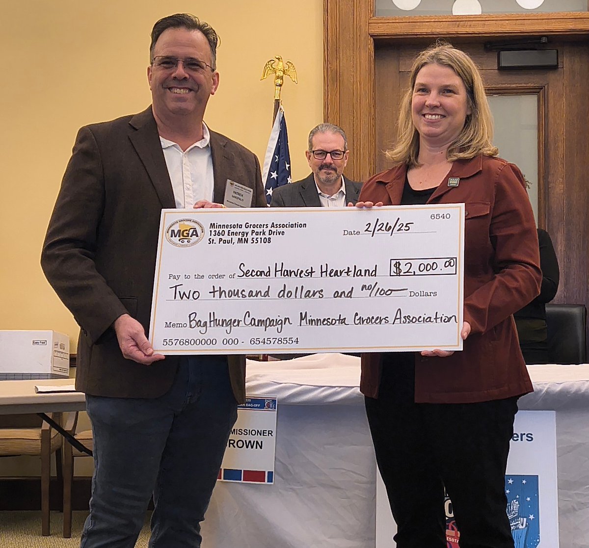 Minnesota Grocers Association (@mngrocers) on Twitter photo The 8th Annual MGA Bipartisan Bag-Off was a huge success! It was a close competition between <a href="/LisaDemuthMN/">Lisa Demuth</a>, <a href="/Senmarkjohnson/">Senator Mark Johnson</a>, <a href="/grant_hauschild/">Grant Hauschild</a>, Representative Liz Reyer, and Tikki Brown, Commissioner for the MN Department of Children, Youth, and Families. #MNGrocer #2025MNBagOff The 8th Annual MGA Bipartisan Bag-Off was a huge success! It was a close competition between <a href="/LisaDemuthMN/">Lisa Demuth</a>, <a href="/Senmarkjohnson/">Senator Mark Johnson</a>, <a href="/grant_hauschild/">Grant Hauschild</a>, Representative Liz Reyer, and Tikki Brown, Commissioner for the MN Department of Children, Youth, and Families. #MNGrocer #2025MNBagOff