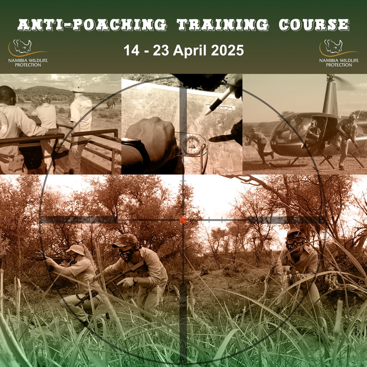NamWildProt's tweet image. Seize this exclusive opportunity! Immerse yourself in the wild, uncover uncharted experiences and sharpen skills you’ve always aspired to perfect.
Date: 14-23 April 2025
Cost: N$9500.00 (Excl VAT)
Register now:
📧 wild@namwildlifeprotect.com
🔎 namwildlifeprotect.com