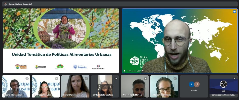 La Unidad Temática de Políticas Alimentarias Urbanas de Mercociudades fue creada a fines de 2024 con el objetivo de abordar los avances y dificultades de los sistemas alimentarios urbanos, desde la perspectiva de la justicia climática y la inclusión social.