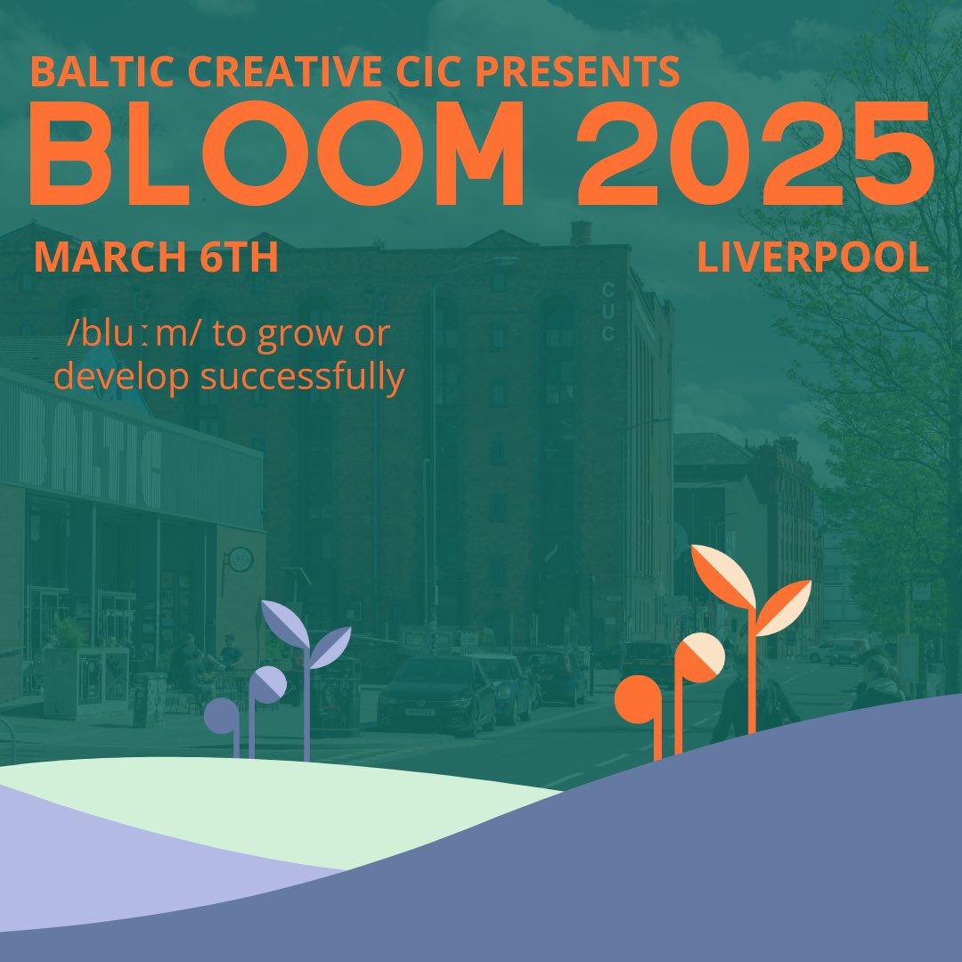Baltic Triangle (@baltictriangle) on Twitter photo 🌸 Bloom 2025🌸
Join us on March 6th, 2025 for a one-day event brought to you by <a href="/balticcreative/">Baltic Creative CIC</a> where leaders, innovators, and strategists from the creative and digital sectors will come together in Liverpool.
📍 Where: Camp and Furnace, Liverpool
🎟️: eventbrite.co.uk/e/bloom-2025-b… 🌸 Bloom 2025🌸
Join us on March 6th, 2025 for a one-day event brought to you by <a href="/balticcreative/">Baltic Creative CIC</a> where leaders, innovators, and strategists from the creative and digital sectors will come together in Liverpool.
📍 Where: Camp and Furnace, Liverpool
🎟️: eventbrite.co.uk/e/bloom-2025-b…