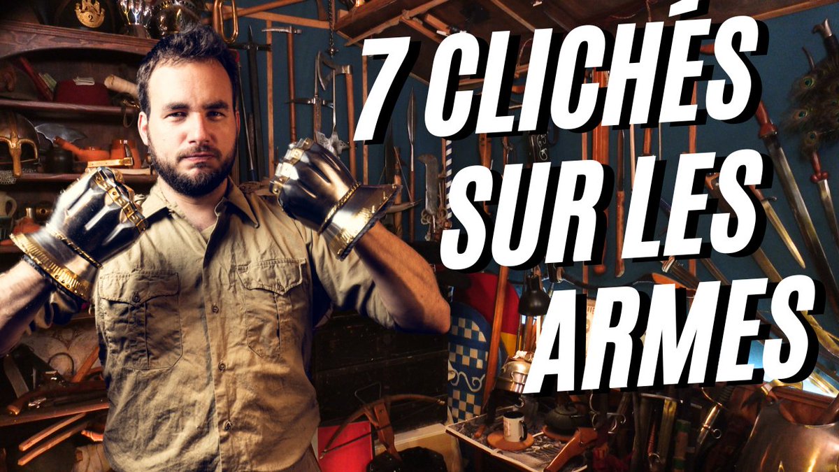 Hycarius's tweet image. [NOUVELLE VIDÉO !] 

7 GROS CLICHÉS SUR LES ARMES HISTOS

Aujourd&apos;hui on va parler de plein de trucs lus ça et là sur le net : les épées qui ne coupent pas, les pierres dans le fourreau, les épées qui se lancent... et d&apos;autres ! 

N&apos;oubliez pas de RT !💖

 youtu.be/Sp-gErc7F-8
