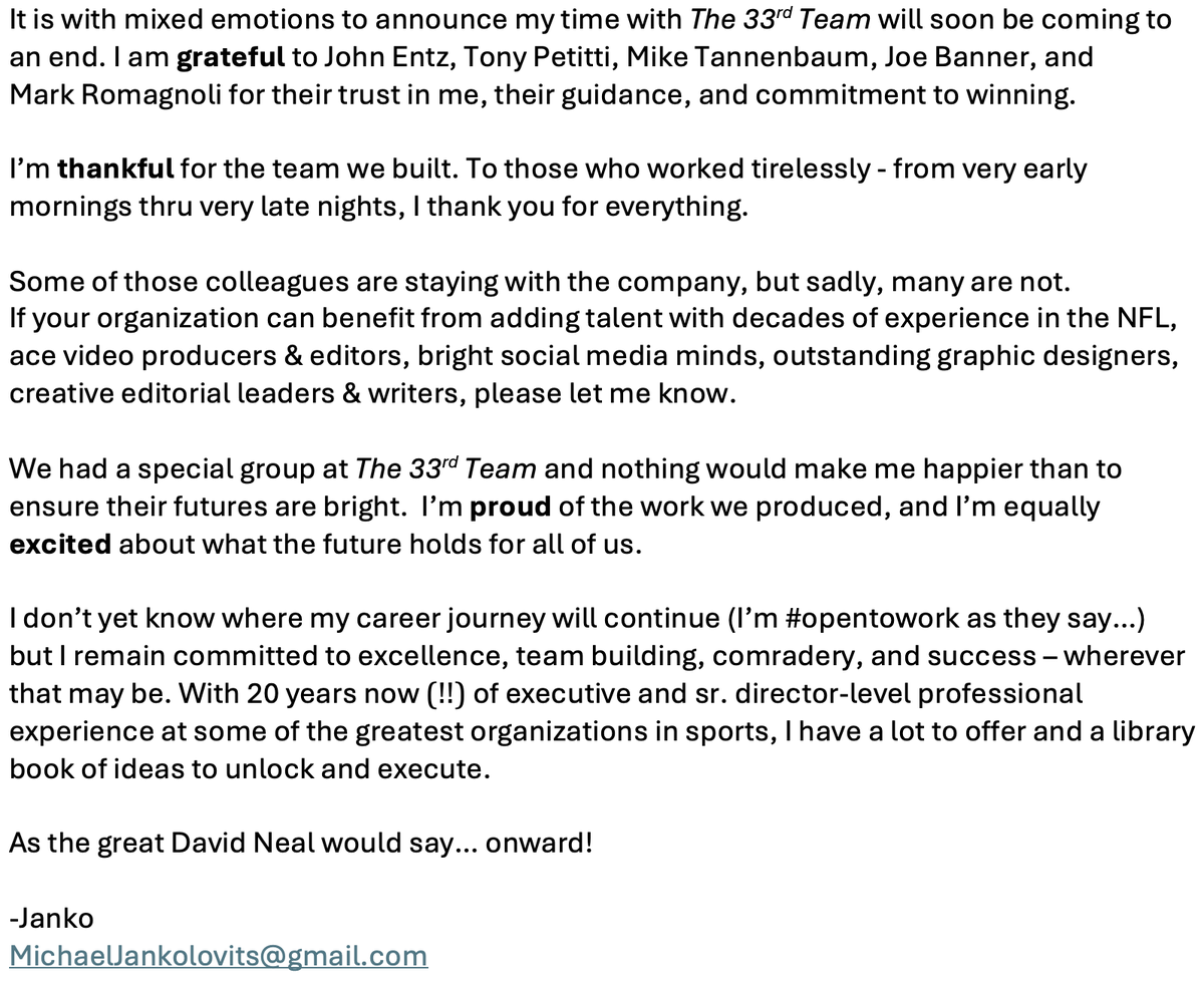 Michael Jankolovits tweet media