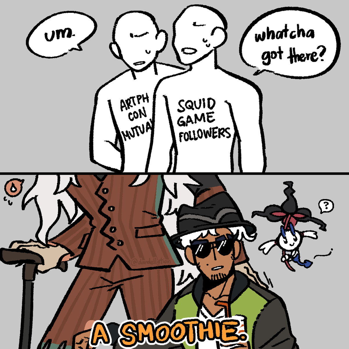 dandellation's tweet photo. actually just pls dont look at me https://t.co/zFk6UnowVz