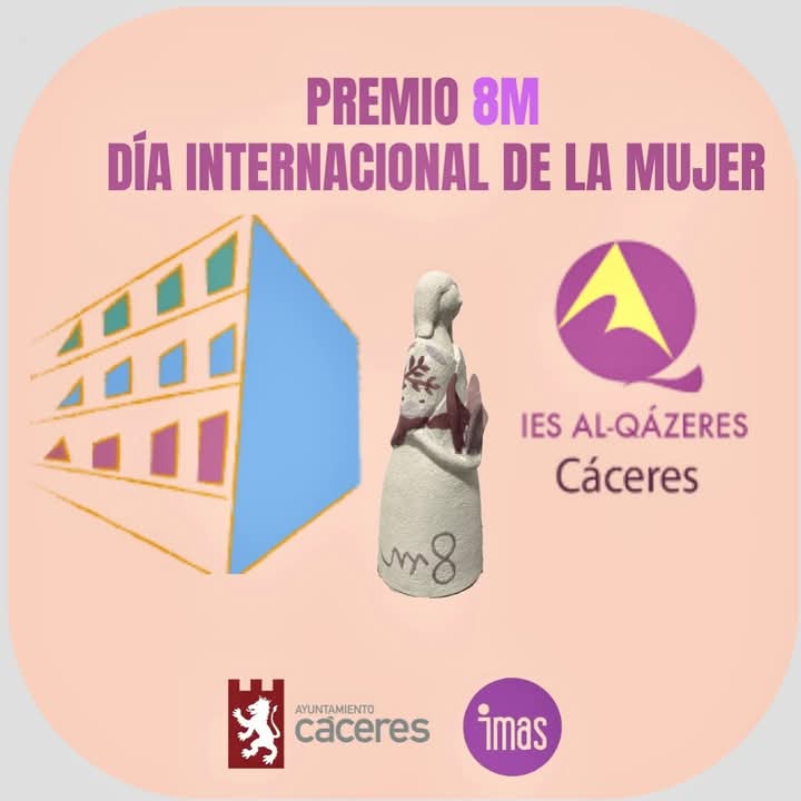 🏆 El premio 8M será para los Ciclos Formativos de Igualdad e Integración SSC IES Al-Qázeres  del Ies Alqazeres  🎉

👩‍🏫👨‍🎓 Un reconocimiento a la labor de su profesorado y alumnado en la defensa de la igualdad y los derechos de las mujeres.

👏 ¡Enhorabuena!