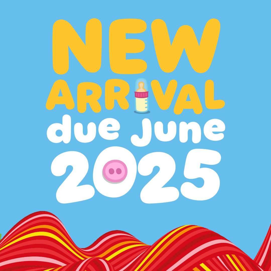 RoyalMail's tweet photo. PIG news! We’re delighted to hear that Mummy Pig is expecting a very special delivery this summer.
Join the fun and check out our oinktastic @Peppapig stamps! Available now at: https://t.co/t8KzH6rosr
#ExpectingPigChanges https://t.co/YZlH78oCek