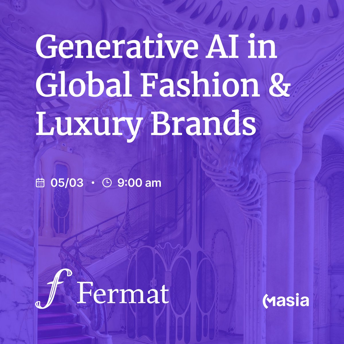 Pol @ Fermat (@polbaladas) on Twitter photo Next week, MWC is happening in our home city, Barcelona 🌅
This year, <a href="/fermat_app/">Fermat (⨍)</a> we decided to pitch in with something unique:
We're bringing AI Toolmakers & Global Retailers under the same roof.
📅Join us Wed 5th for breakfast at a beautiful modernist house <a href="/AldeaVentures/">Aldea Ventures</a> Next week, MWC is happening in our home city, Barcelona 🌅
This year, <a href="/fermat_app/">Fermat (⨍)</a> we decided to pitch in with something unique:
We're bringing AI Toolmakers & Global Retailers under the same roof.
📅Join us Wed 5th for breakfast at a beautiful modernist house <a href="/AldeaVentures/">Aldea Ventures</a>
