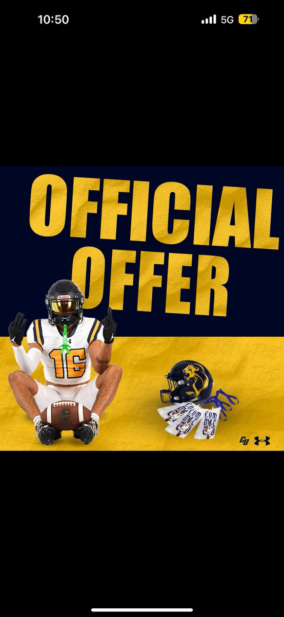 Ivaniel Miranda (@ivanielmiranda) on Twitter photo #AGTG after a great camp i’m truly blessed to receive a offer from #Clarkeuniversity
<a href="/CoachMurray79/">Kenneth Murray Jr.</a> #AGTG after a great camp i’m truly blessed to receive a offer from #Clarkeuniversity
<a href="/CoachMurray79/">Kenneth Murray Jr.</a>