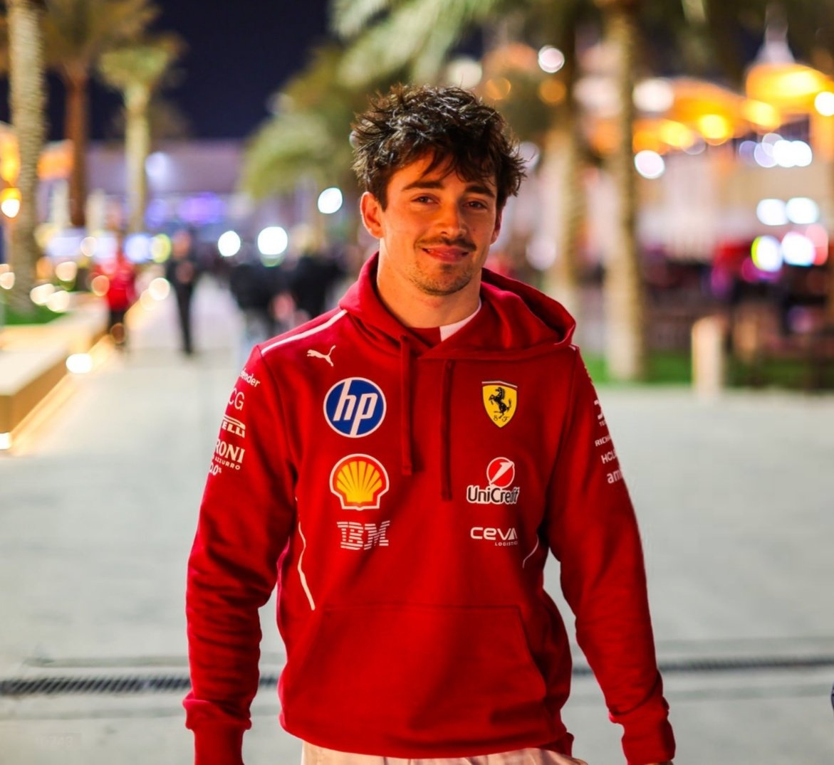 leclercsletters's tweet image. charles on the paddock after being out of the car