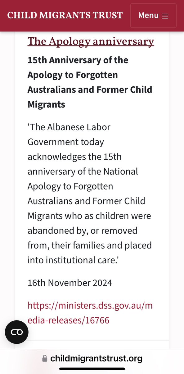 tonyroe's tweet image. For the British children forcibly removed from
UK childrens homes to the other side of the world two different reactions to official apologies.
From the Australian Labor Government: a renewal of the apology. From the @UKLabour  government: silence. This matters. 
Forgotten again.
