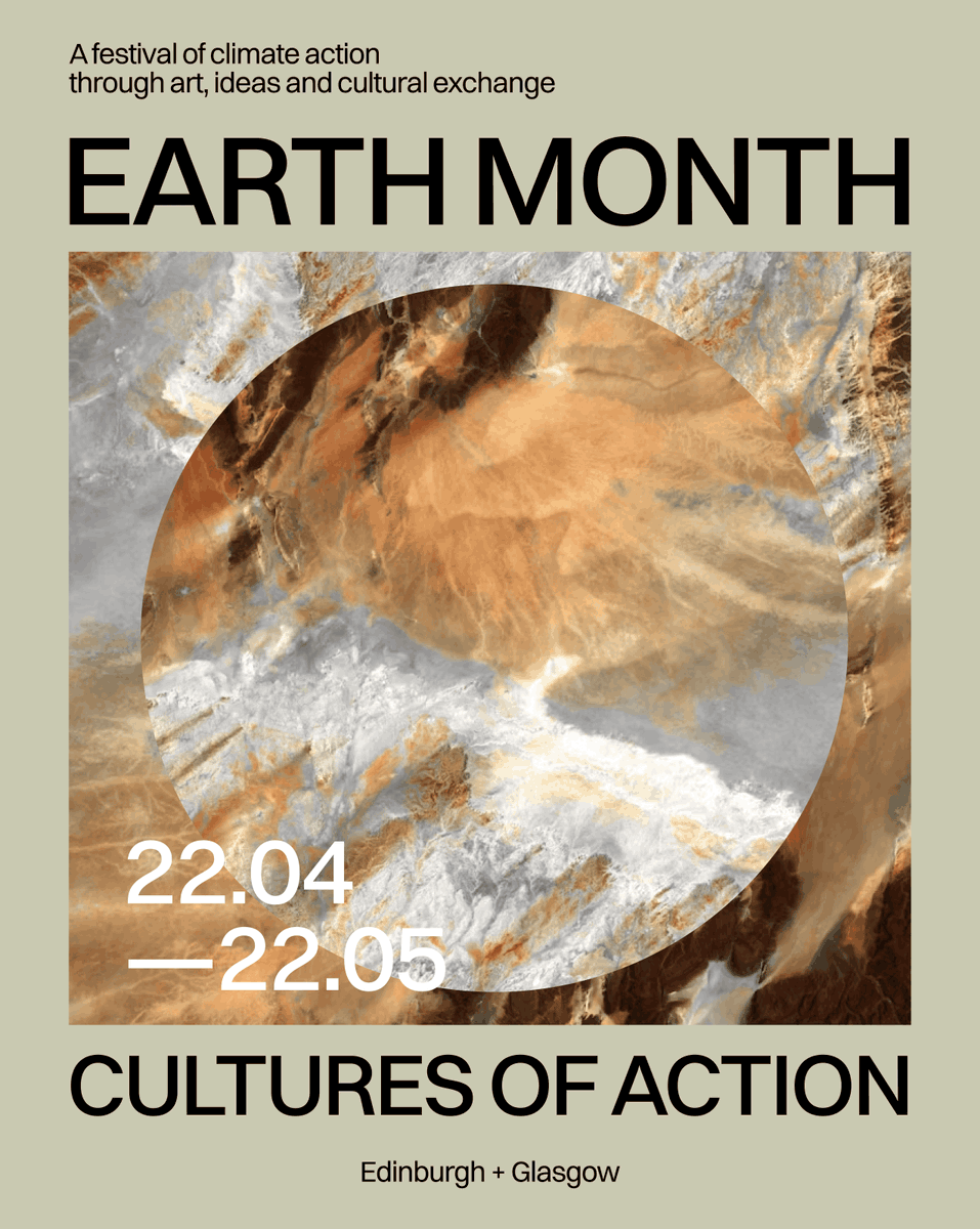 🌍✨ Save the Date!

The "Earth Month 2025" will bring together artists, thinkers, and changemakers for a month-long journey exploring #sustainability. Stay tuned for the full programme – you won’t want to miss it!

22 April to 22 May - Edinburgh &amp; Glasgow
goethe.de/ins/gb/en/kul/…