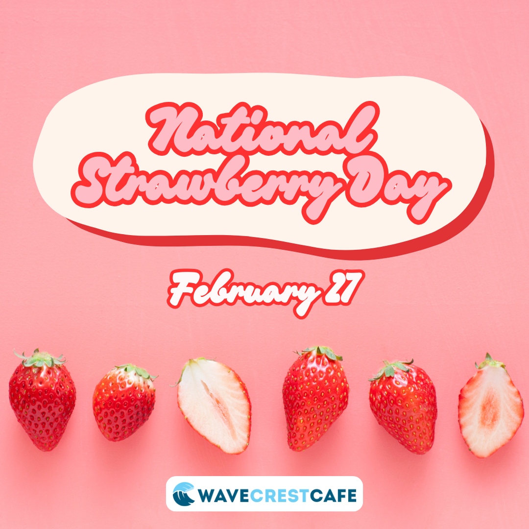 It's National Strawberry Day, and just like the holiday, Strawberries are a perennial, which means that they grow again year after year.

They are also a delicious, nutrient-packed food that goes well with just about anything as well as on their own. Enjoy some strawberries to...
