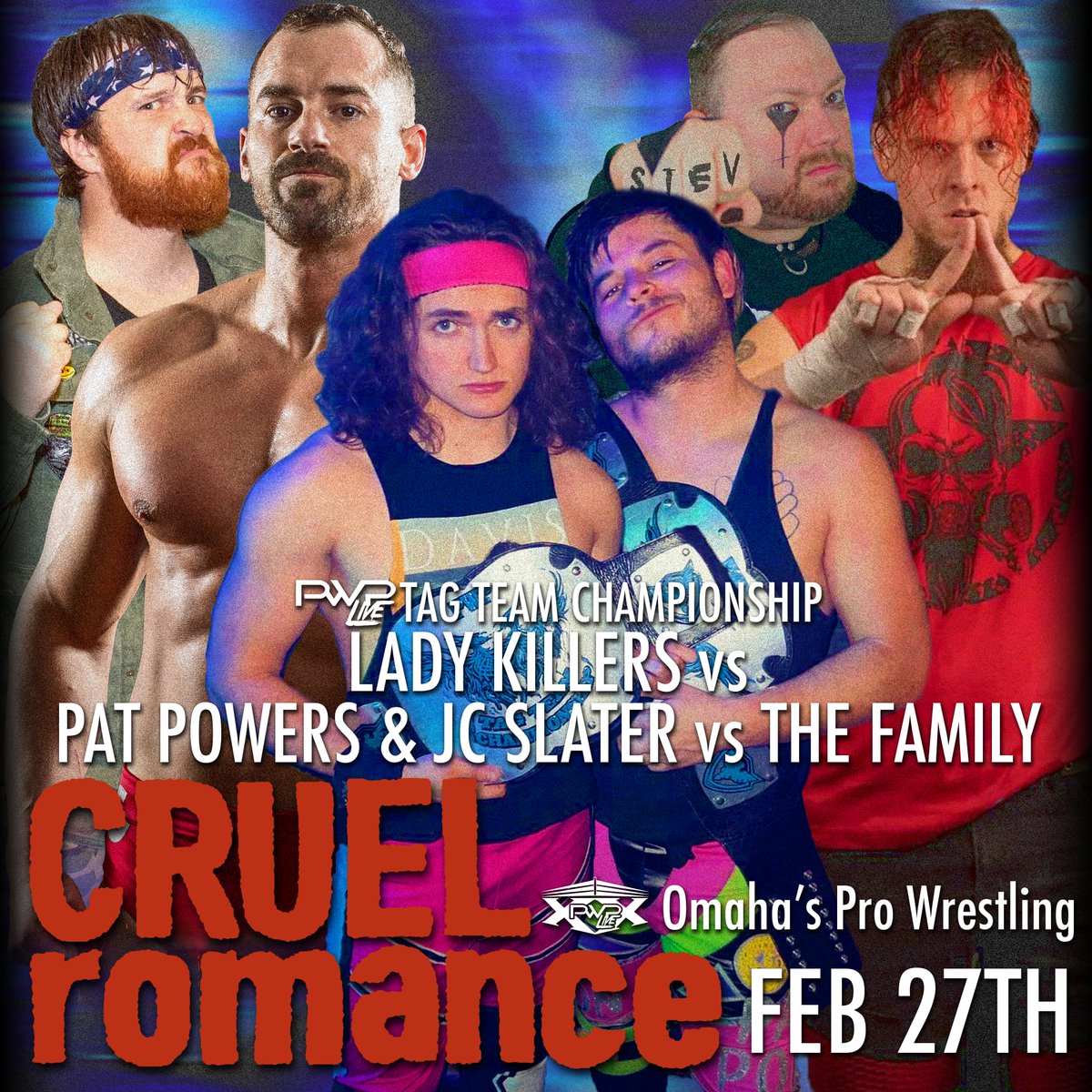 PWPLive's tweet photo. TONIGHT!!!

PWP Cruel Romance

Live at The @Waiting_Room Lounge in Omaha, NE

Reserved tables, individual front row seats, and individual GA tix available here: https://t.co/KHhYoHWrnP

GA tix also still available at both @tedandwallys locations for just $10 cash while they last! https://t.co/KgeWqbT3gf