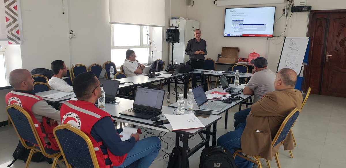 mbilalyousafzai's tweet photo. To enhance the technical capacity of YRCS staff and advance their knowledge and skills, the IFRC Yemen, with funding support from ECHO, conducted a one-week advanced training on the use of GIS in WASH at the YRCS headquarters in Sana’a.
#ECHOPPP @eu_echo @IFRC_MENA https://t.co/KVlBGruFwV