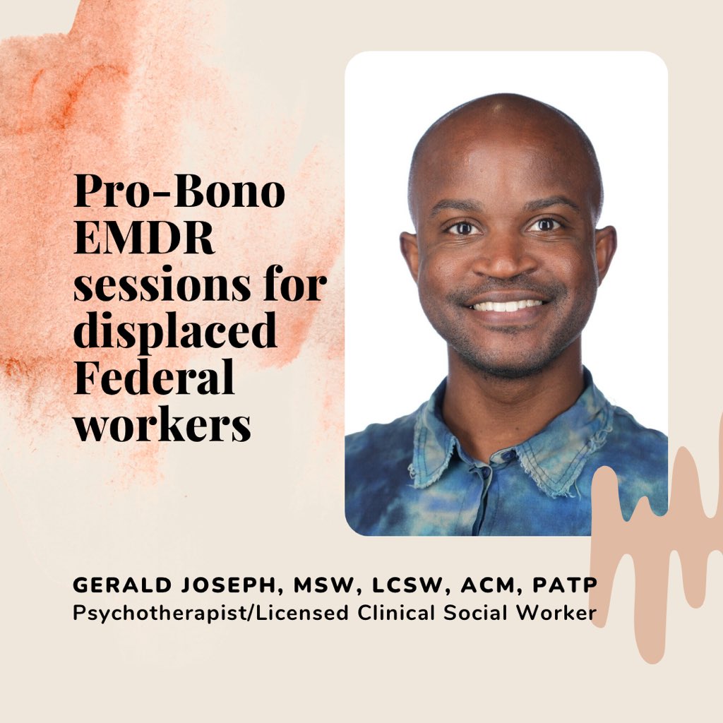 Gerald Joseph, MSW, LCSW, ACM, PATP tweet media