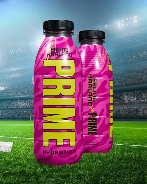 NEW <a href="/ErlingHaaland/">Erling Haaland</a> x PRIME Bottles available in UK Retailers NOW!