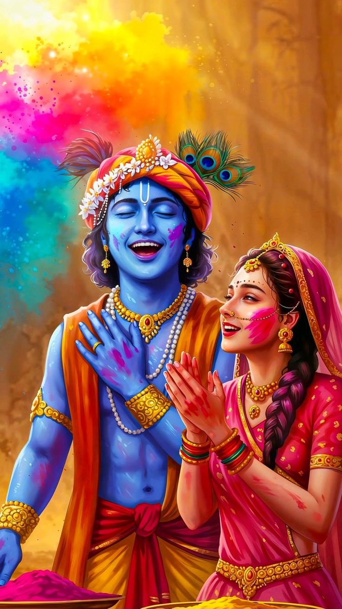 Prosen719's tweet photo. Happy Holi💙🧡❤️🤍🤎💜💛 https://t.co/seOUn4qPf6