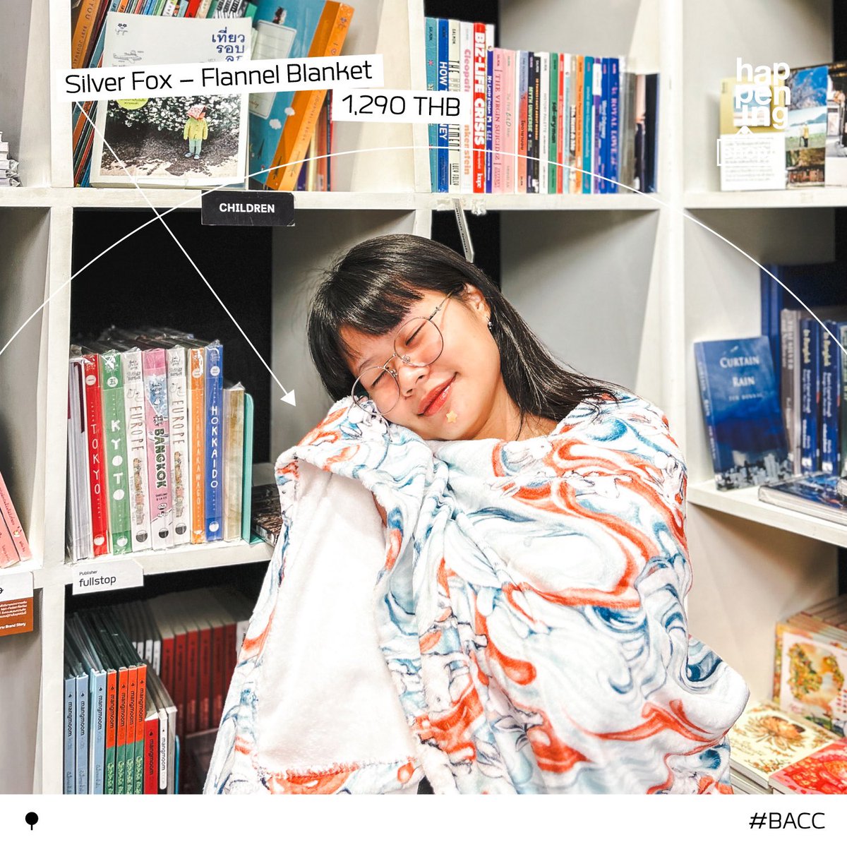 Silver Fox - Flannel Blanket (1,290.-)

ผ้าห่มอันแสนนุ่มอุ่น ห่มแล้วเหมือนมีเครื่องheaterอยู่ในตัว ห่มแล้วหลับสบายเพราะว่าผ้านุ่มมากกกก คือนึกว่านอนห่มอยู่บนก้อนเมฆ ดูได้จากภาพค่ะ หลับจริงแม้จะเวลางาน

ChuChu - Bacc’s Staff