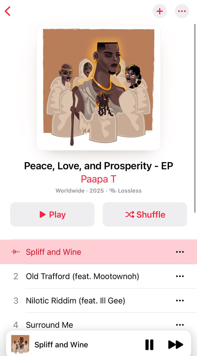 Good Music Fridayyyyy and I’m eating so gewwwddddddd!!!

Woke up to brand new music from <a href="/PaapaT256/">T</a> 💃🏾💃🏾 Not One,Not Two,Not Three songs but a whole EP. God is Good 

Stream Patience,Love and Prosperity now!