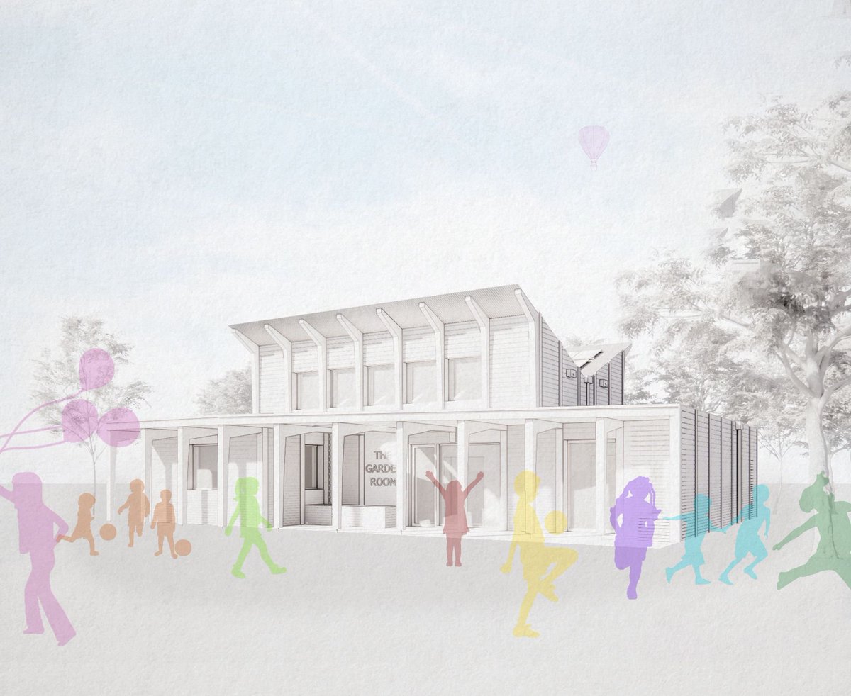 Developing design for a new school hall 🌳👩‍🏫