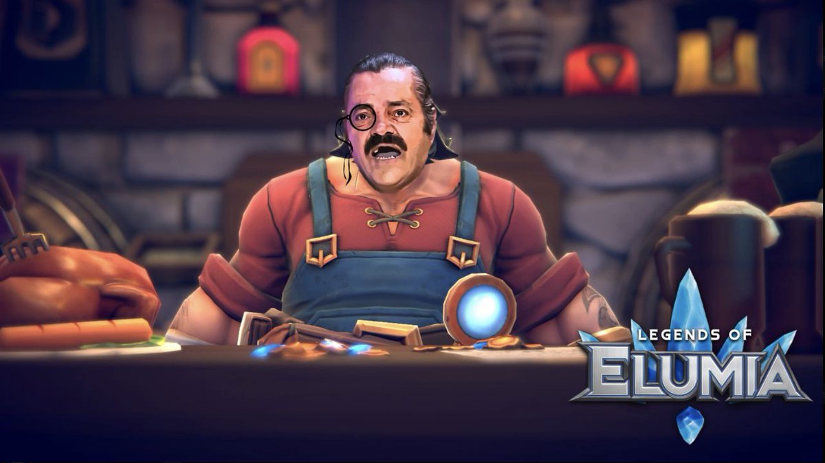 Markets are down, so we <a href="/PlayElumia/">Legends of Elumia</a>!

We are giving away 2 promo codes for you guys! 

🔥Like&amp;RT
🔥Follow: <a href="/ronin_kek/">$KEK on Ronin</a> and <a href="/PlayElumia/">Legends of Elumia</a> 
🔥Mention 3 friends!

🚨Winners in 24 hours!

‼️Check the comments for the guide on how to redeem the code!