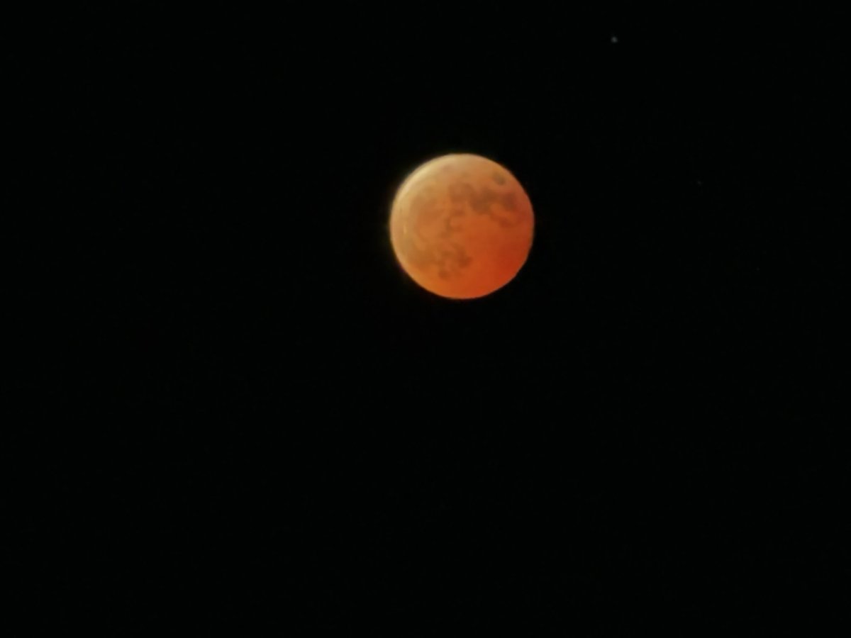 dherrera09's tweet photo. #EclipseLunar @SkyAlertMx Cd Mx Álvaro Obregón https://t.co/0ihEnvKhvS