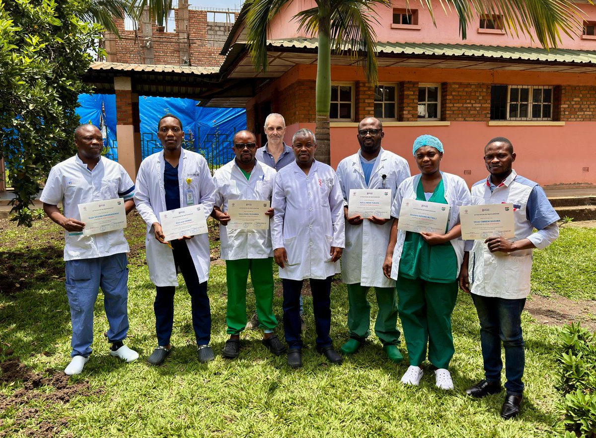 Merci <a href="/ICRC/">ICRC</a> , <a href="/hpgrbukavu/">Hôpital Provincial Général de Référence de Bukavu</a> et <a href="/ucbukavu/">UCB</a>. En cette période de guerre et d'insécurité à l'Est de la #RDC nous avons eu l'opportunité de passer un STAGE D'IMMERSION centré sur la prise en charge des traumatisés balistiques à l'HPGRB. Gratitude